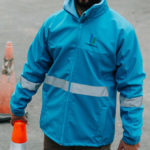 Campera de softshell con reflectivo